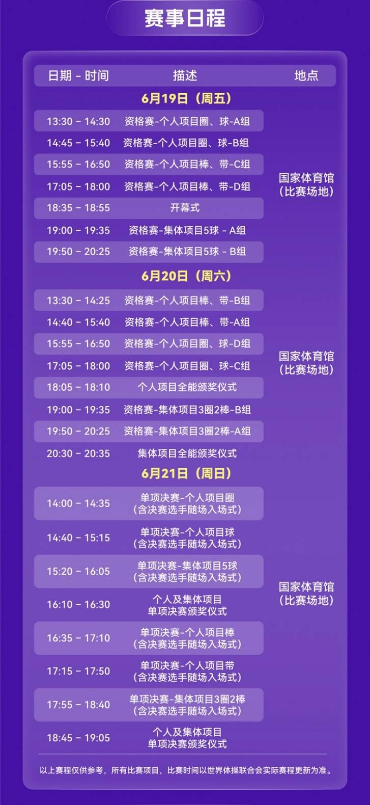 端午共赏“毯上芭蕾” 2026艺术体操世界挑战杯将在北京举办