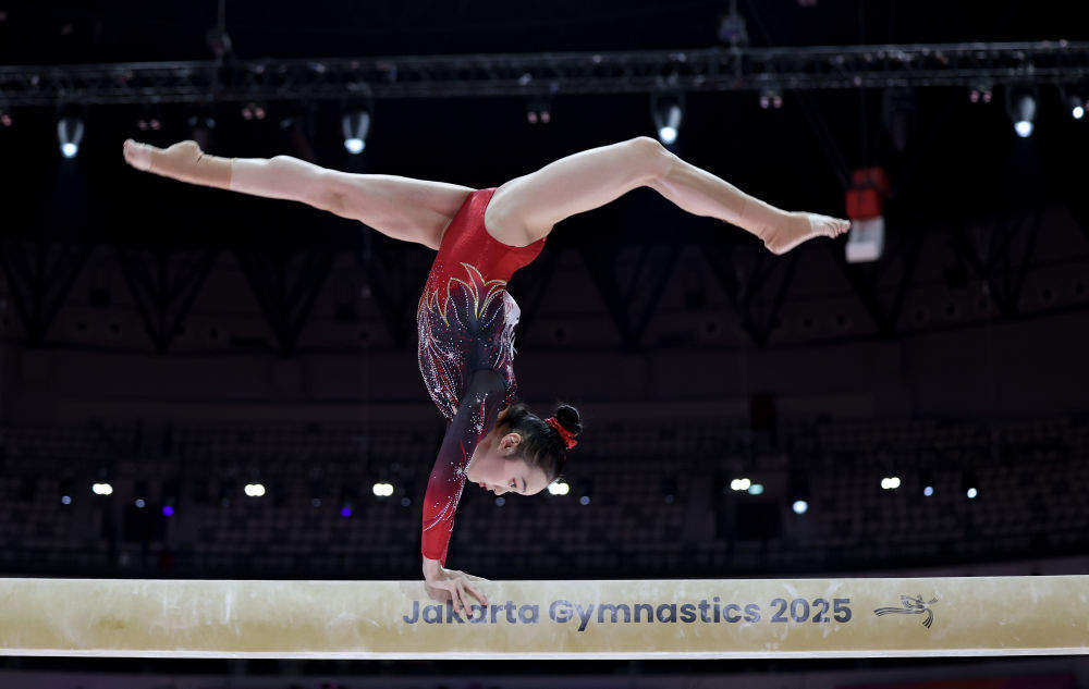 雅加达体操世锦赛｜中国“四金花”有喜有忧