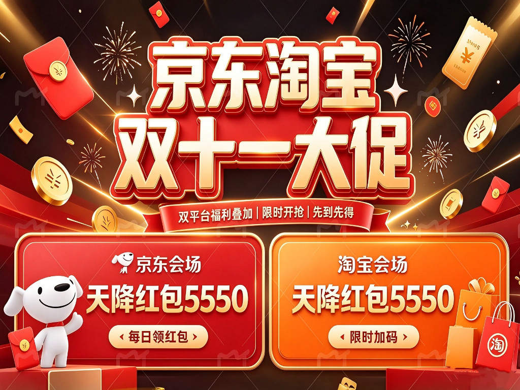 2026双十一活动已经开始：今年淘宝天猫“双十一”10月20日晚8点正式开卖，官方立减叠国补低至6.5折