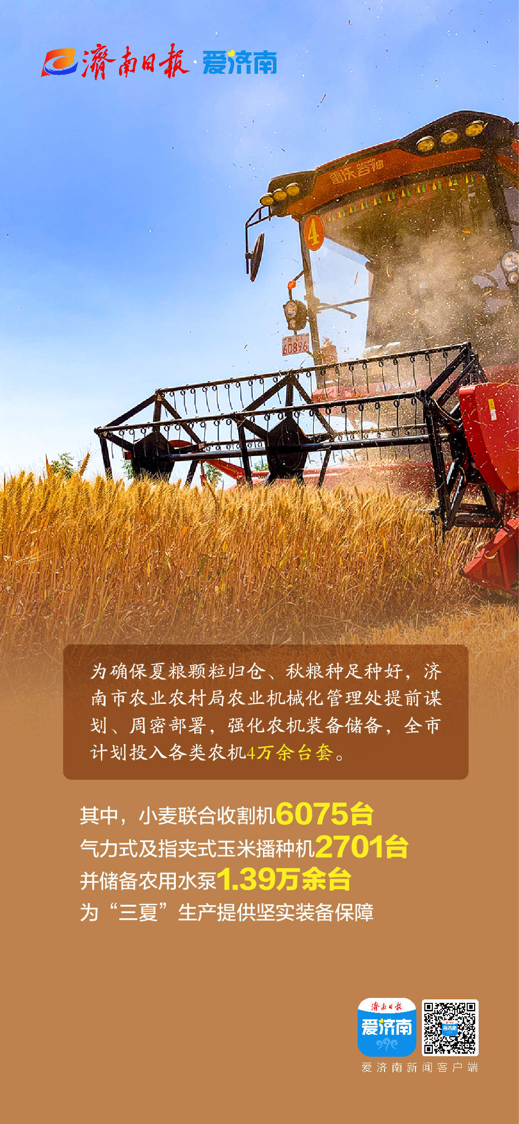 343万亩小麦开收，济南“三夏”生产有序开启