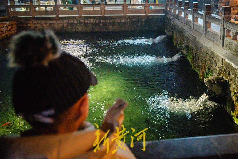 【网络中国节·春节】“泉”在济南过大年｜年味十足！花灯闪耀黑虎泉畔