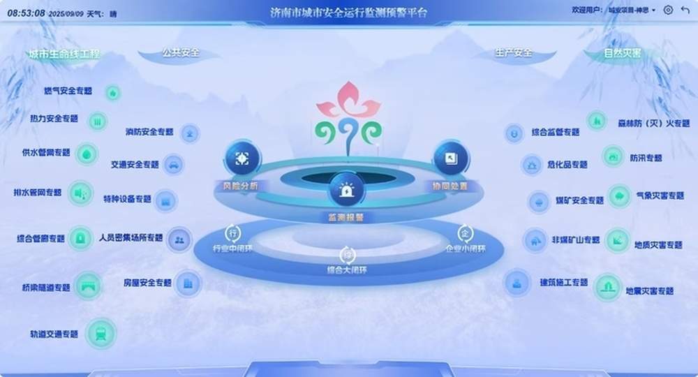 迎战台风“巴威”AI智慧城市系统筑牢济南防汛防线