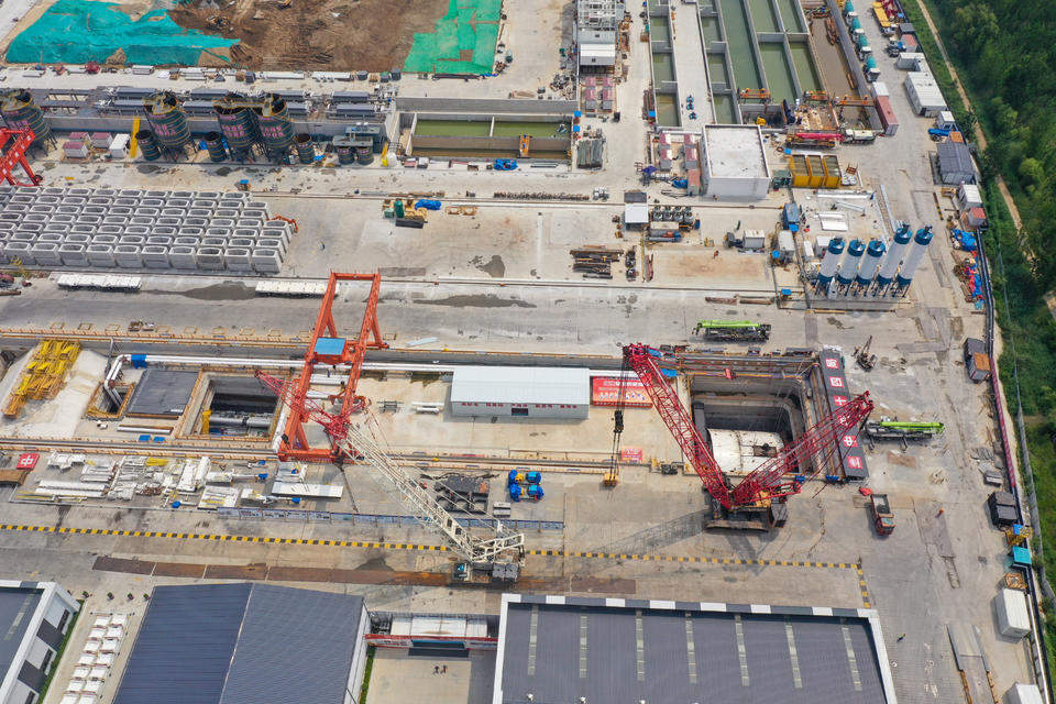 项目强省会｜“山河号”盾构机安装接近尾声，始发进入“倒计时”