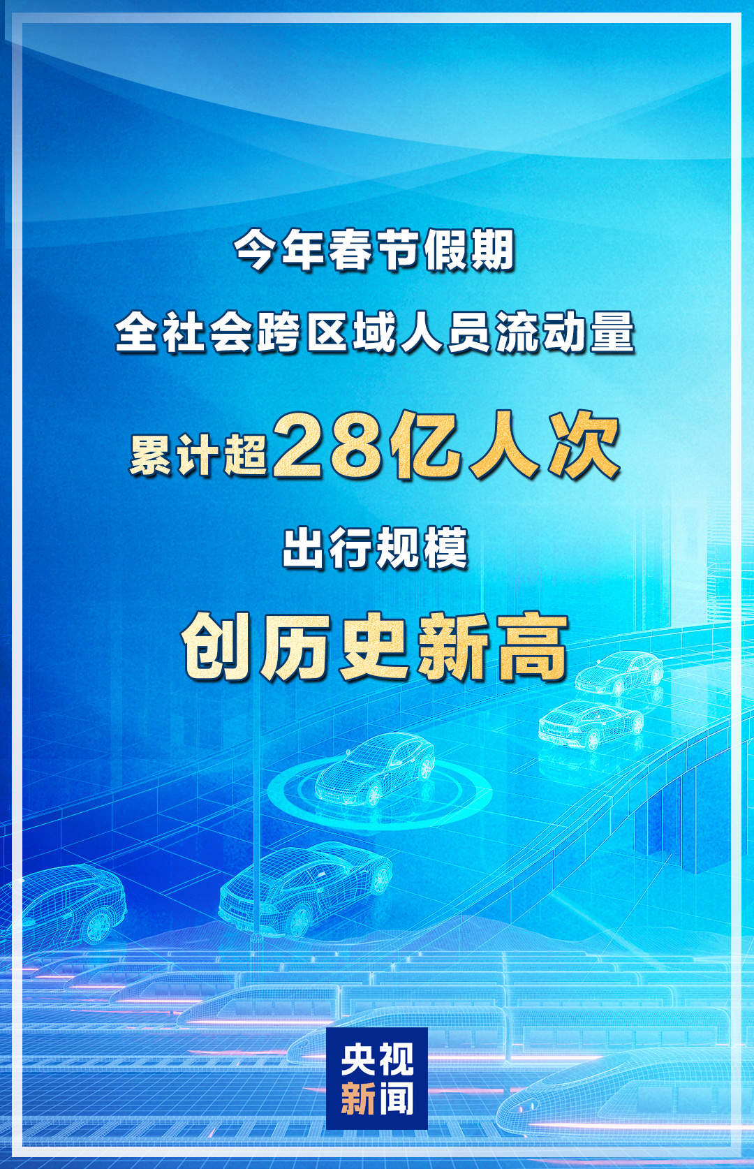 规模创历史新高！今年春节假期超28亿人次跨区域出行