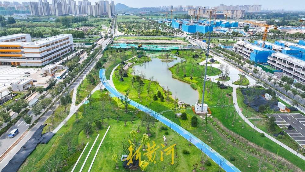 济南东站片区新建景观廊道开放