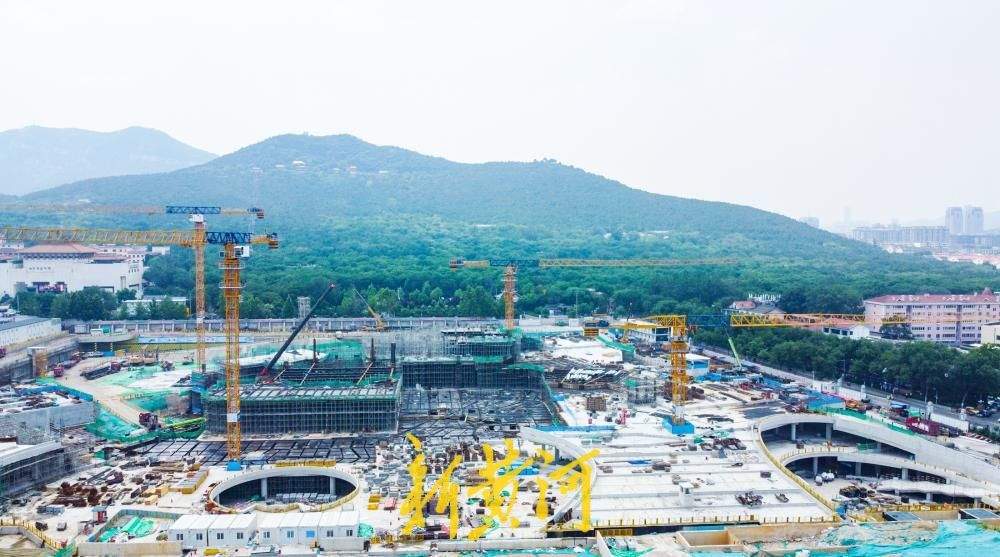 千佛山站TOD“长出”地面，济南首个地下轨道交通综合体雏形已现