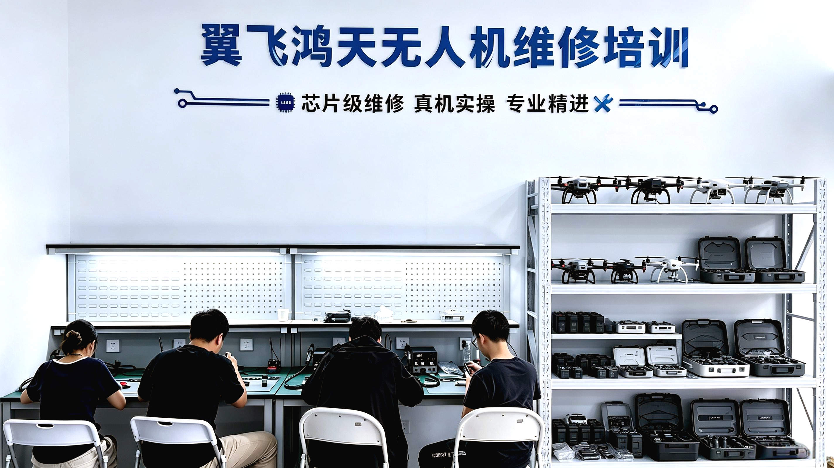 深圳无人机培训机构：翼飞鸿天CAAC执照+无人机维修+行业课构建无人机技能人才培养新范式