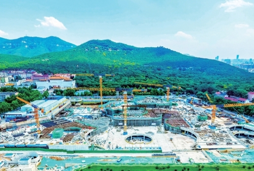 千佛山站地下TOD综合体雏形初现 打造山城融合新地标，成为经十路沿线全新城市景观