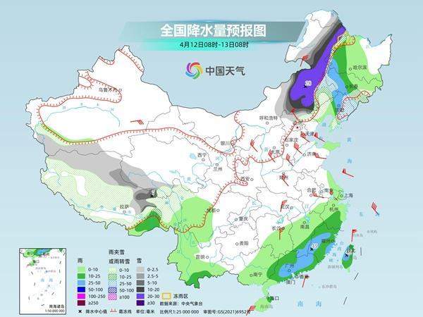 冷空气登场 北方大范围风沙来袭 南方将迎来今年来最强风雹天气