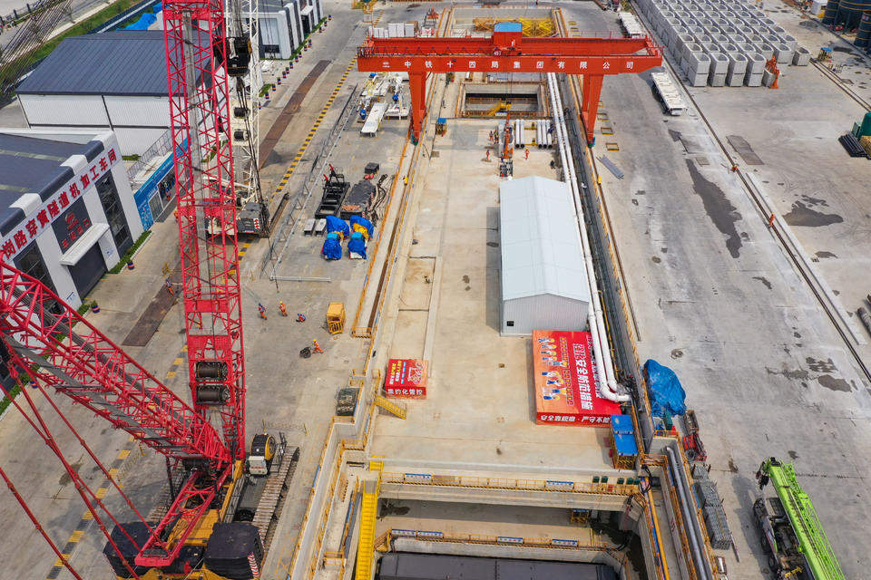 项目强省会｜“山河号”盾构机安装接近尾声，始发进入“倒计时”