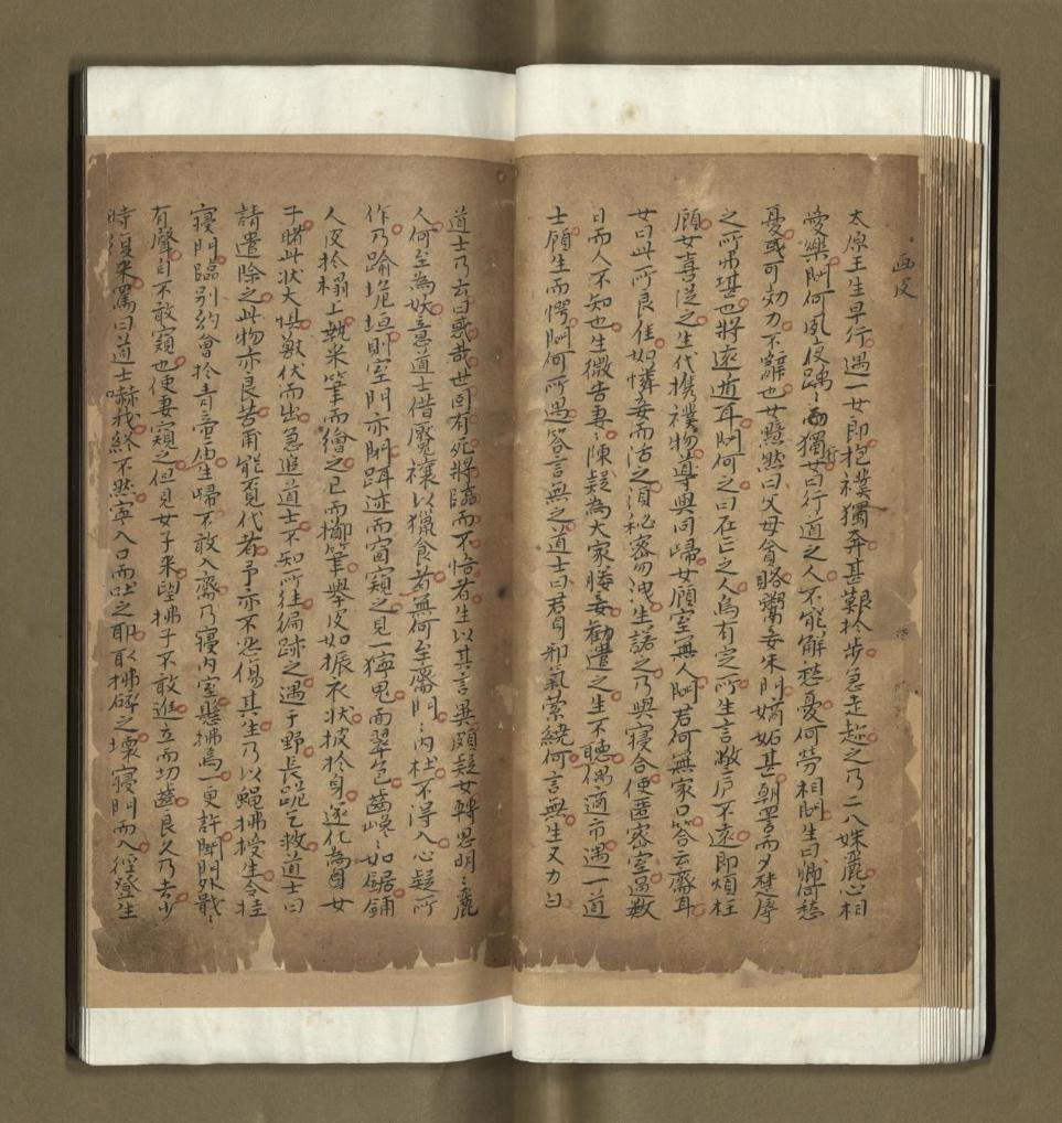 存世半部的《聊斋志异》手稿与观众见面