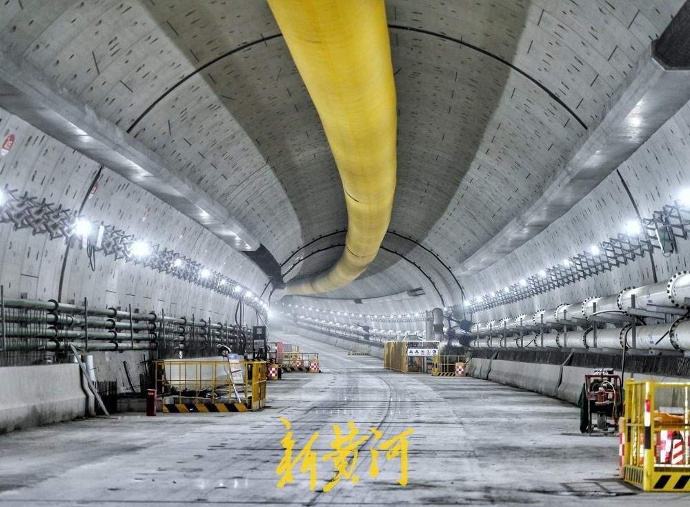 通车后，起步区到机场10分钟可达！跨黄超大直径盾构隧道济南航天大道穿黄隧道盾构段首线贯通