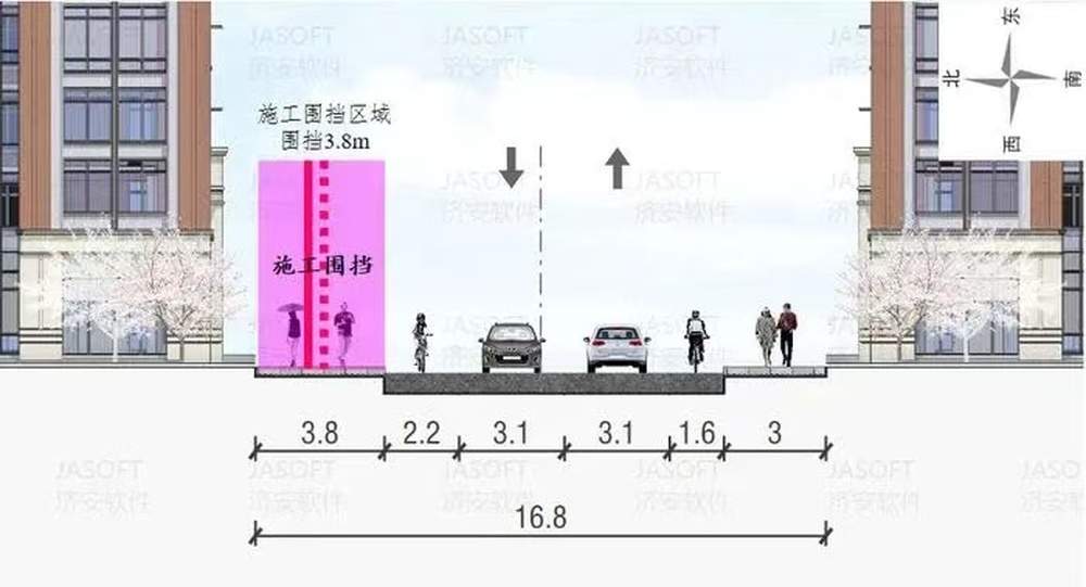 济南小清河南路将进行热力管道施工，绕行方案公布
