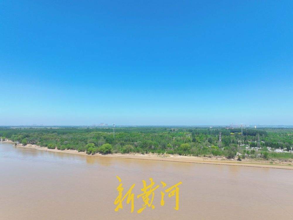 泉城回暖 黄河上空尽是“泉城蓝”