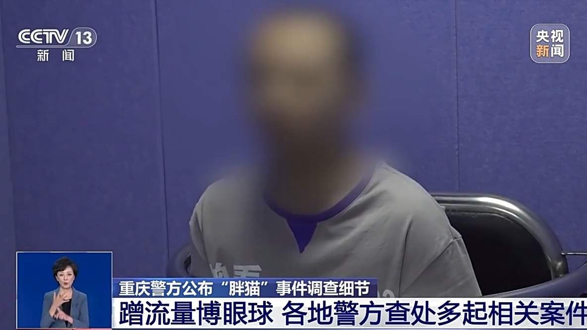 “胖猫”姐姐涉嫌误导舆论被多平台封禁 总台专访重庆警方公布独家调查细节→