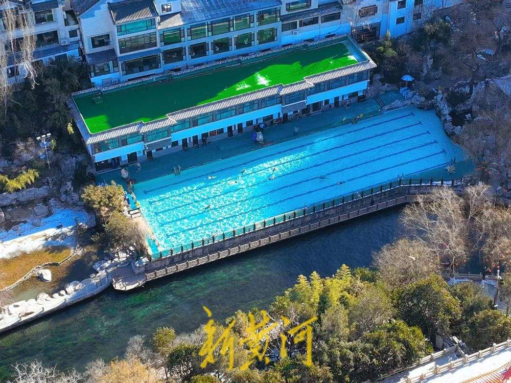 一年四季 泉在济南｜寒潮挡不住热爱，济南护城河畔冬泳爱好者热情不减