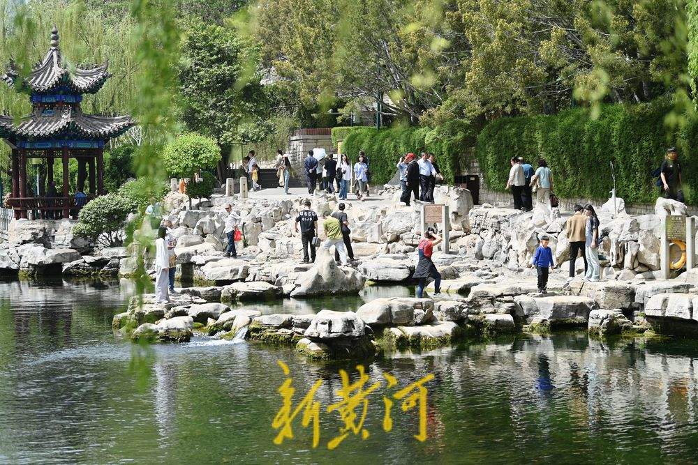 “初夏感”满满，市民护城河畔漫步享清凉