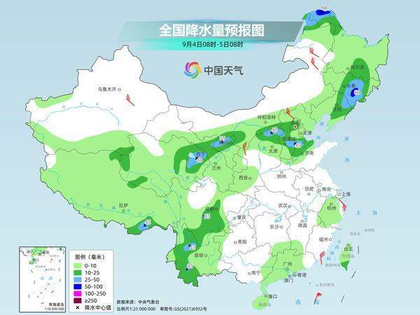 北方迎新一轮降水过程 四川盆地等地需警惕“秋老虎”