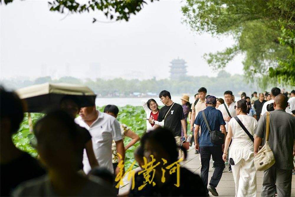 大明湖迎来暑期旅游高峰 赏荷打卡享受清凉一“夏”