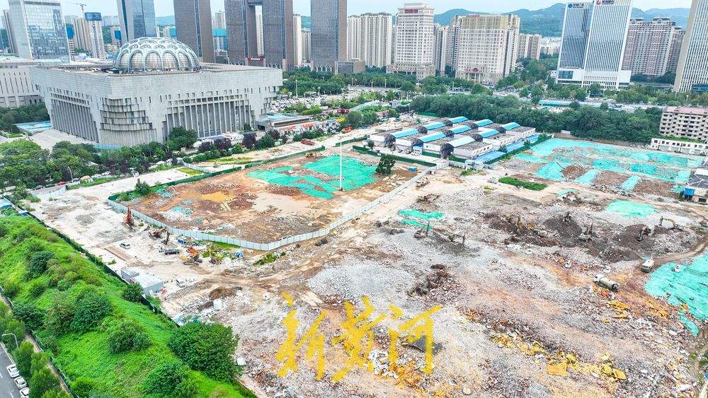 济南文博西片区一期地块拆除收尾，商业住宅开发同步启动