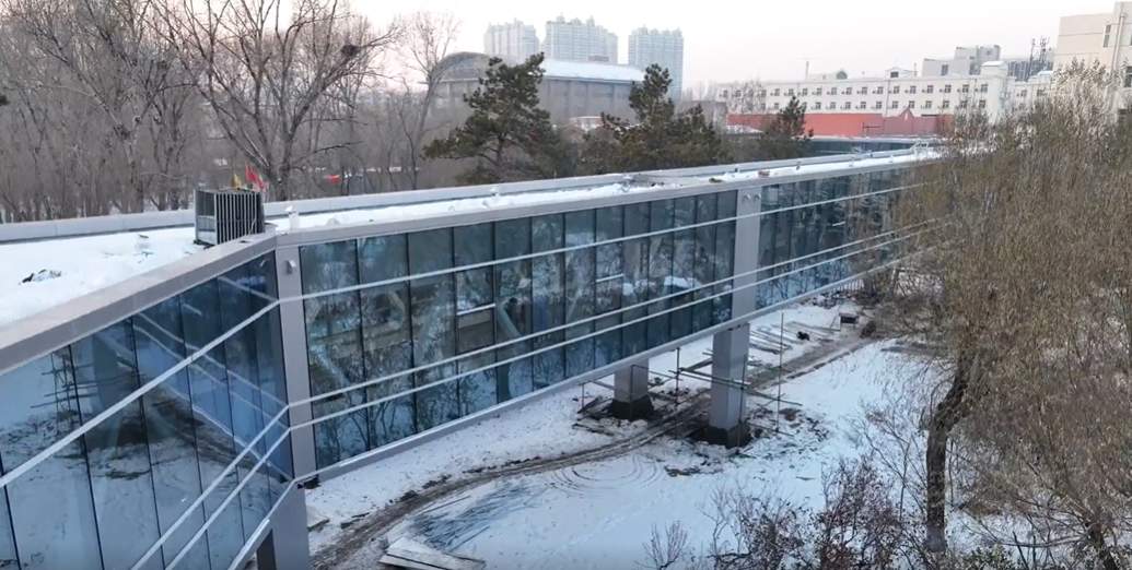 冬天穿短袖？哈工大硬核“暖廊”惊艳网友