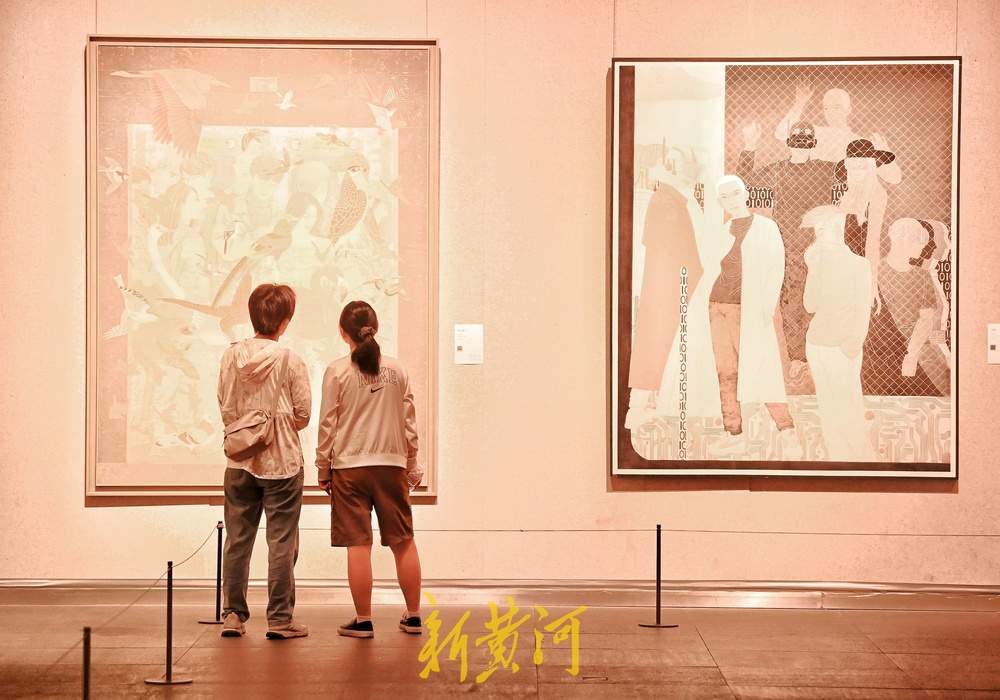 在清凉里陶冶情操，山东美术馆迎来暑期打卡热