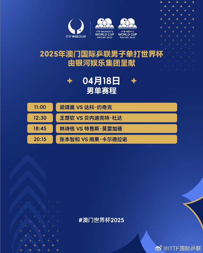 梁靖崑4-2战胜对手达科·约奇克 晋级男单四强