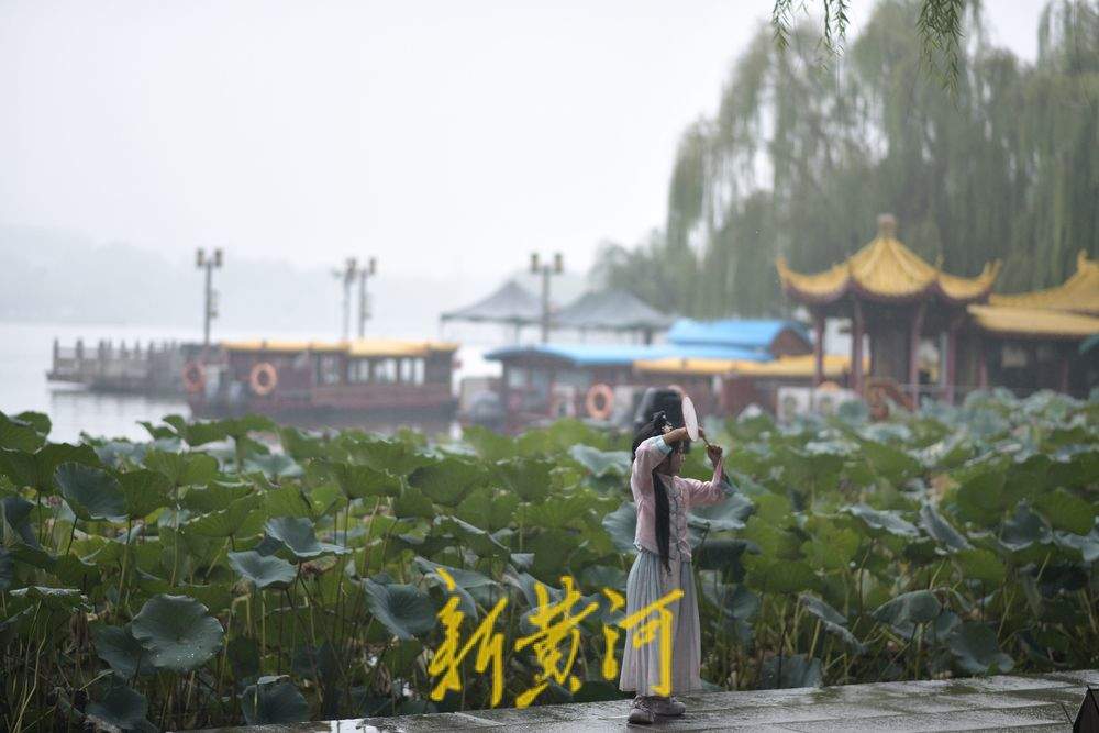 绵绵细雨中 大明湖如烟雨江南