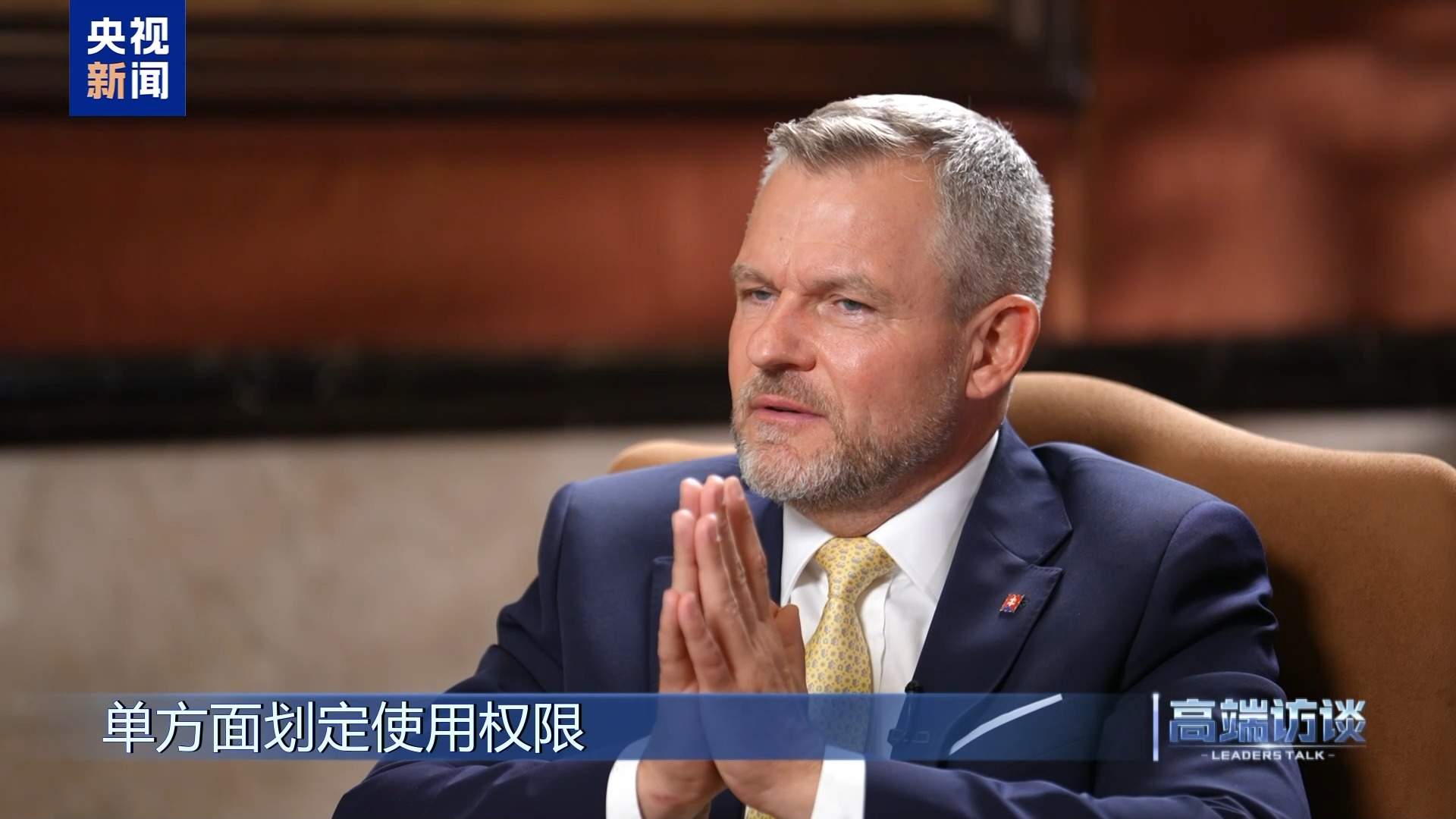 高端访谈丨专访斯洛伐克总统彼得·佩列格里尼