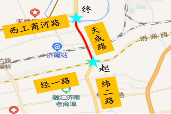 济南纬二路这座天桥开始维修改造,工期37天,出行市民请注意!