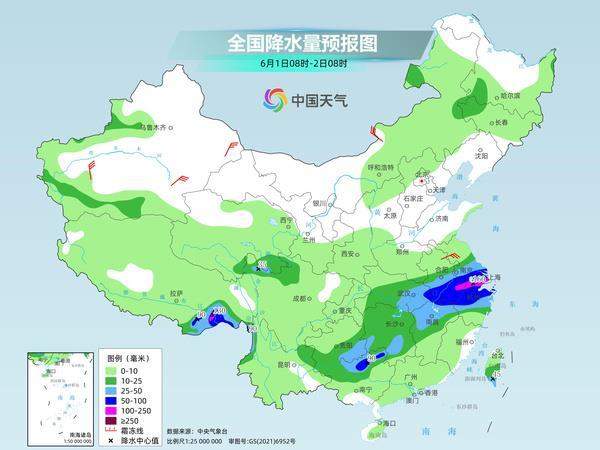 中东部大范围降雨来袭 端午假期长江中下游雨势强劲