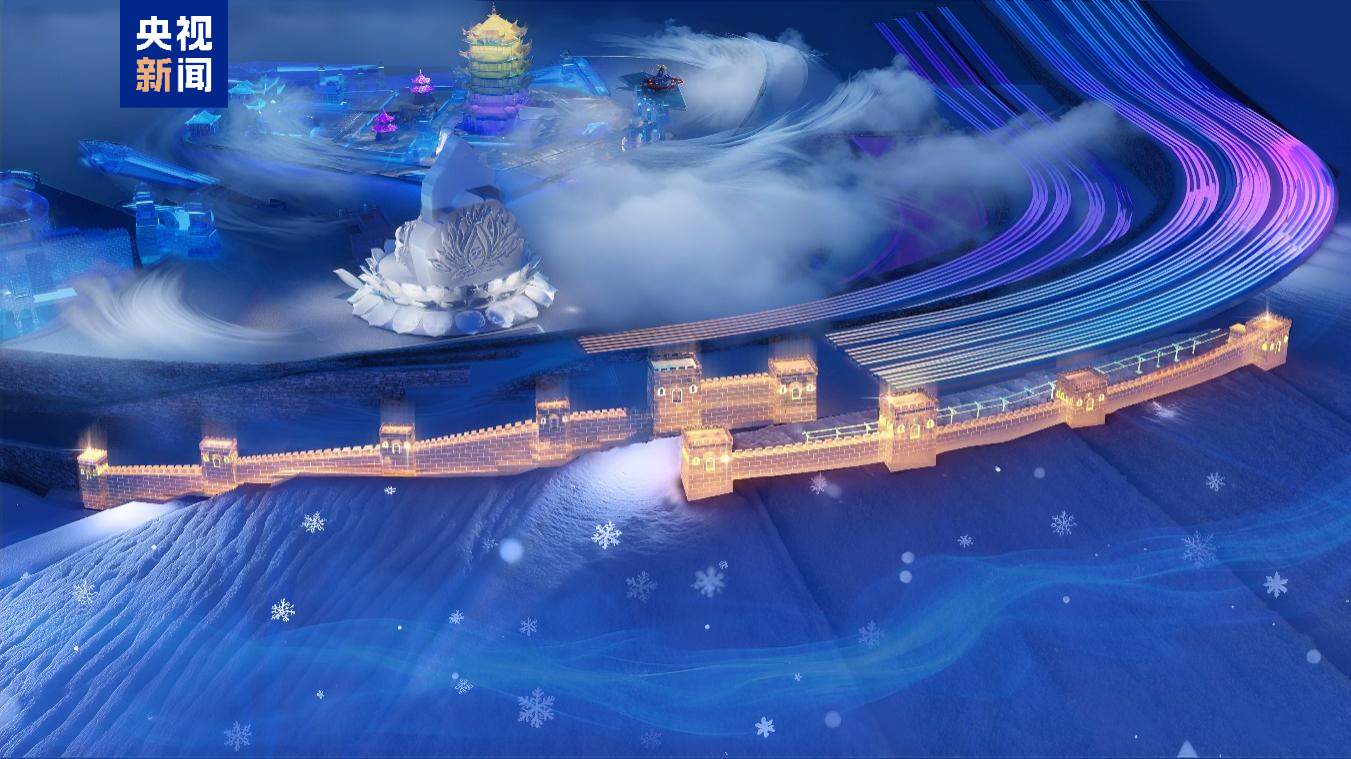 超级冰滑梯动工!第二十七届哈尔滨冰雪大世界冰建施工开始