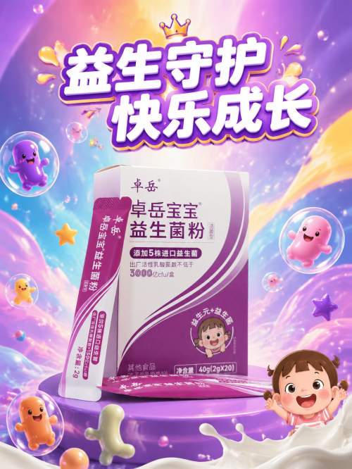 双明星菌株领衔,全WGO认证!解码卓岳宝宝益生菌的临床硬实力