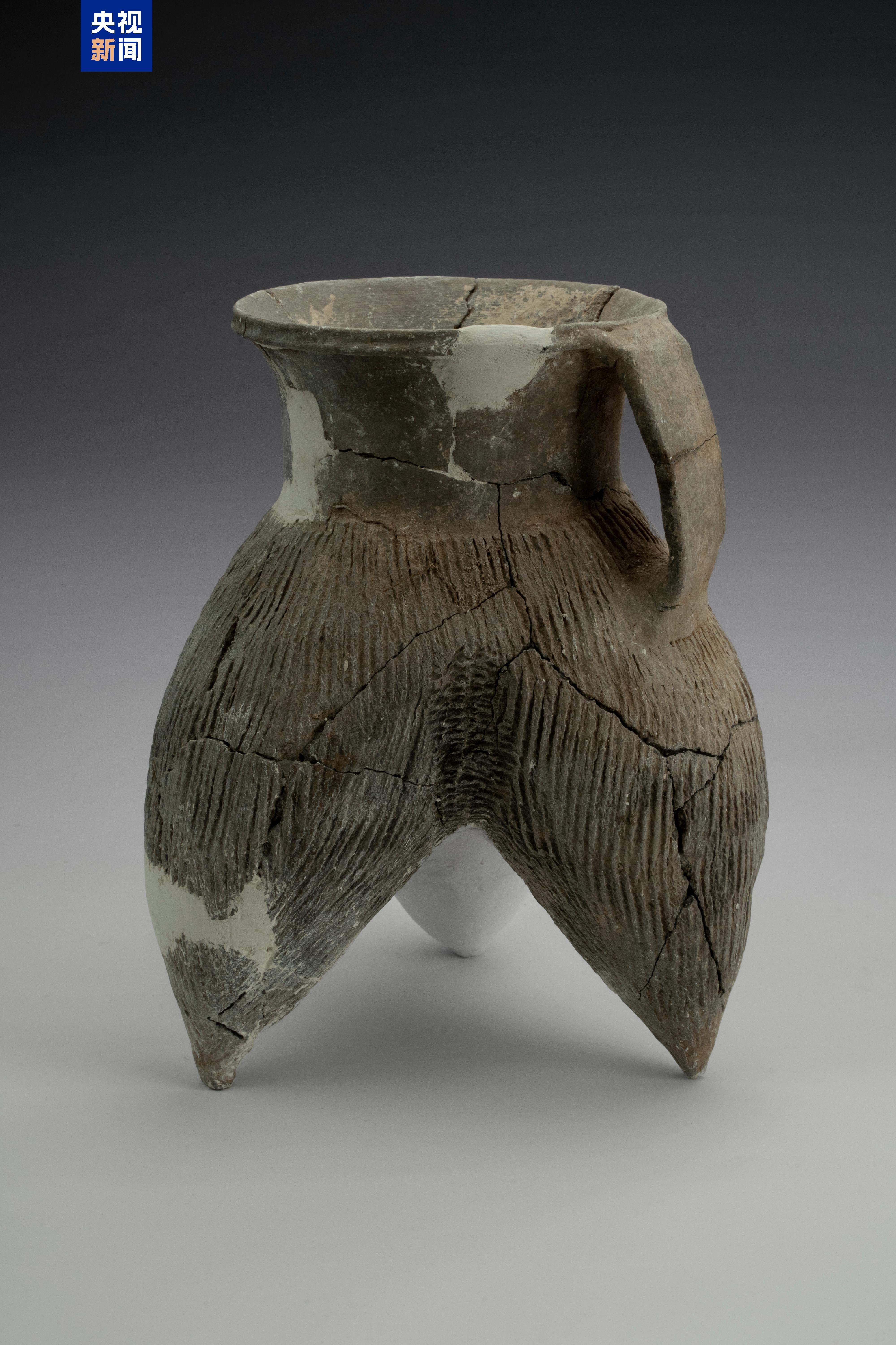 陕西蓝田杨家沟遗址考古出土大量陶器等遗物 