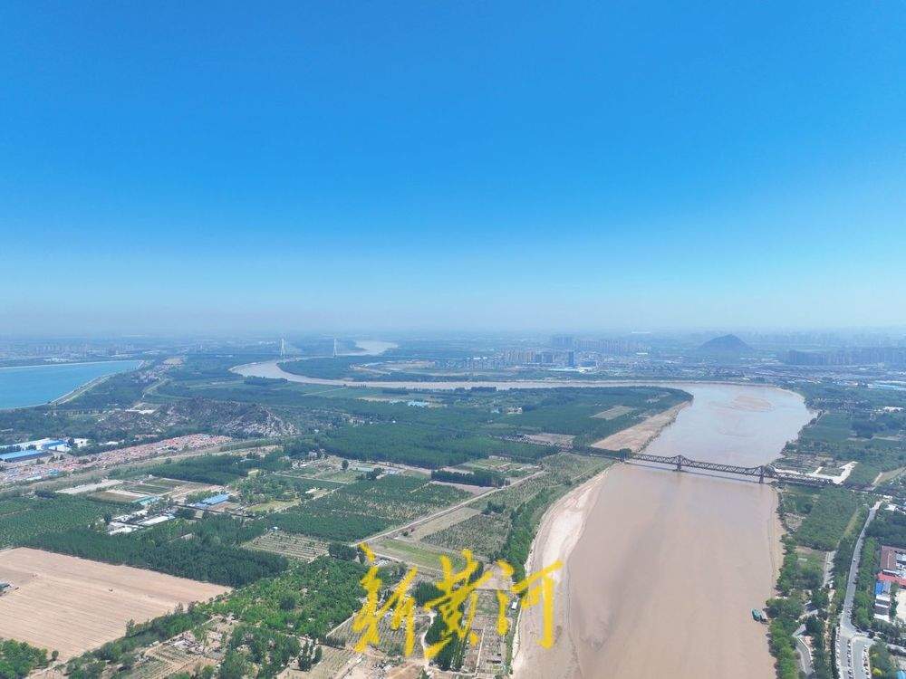 泉城回暖 黄河上空尽是“泉城蓝”