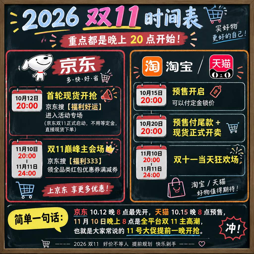 京东淘宝双十一优惠券怎么领最划算？2026京东全品类优惠券领取攻略分享！手机、苹果、电脑、平板、数码、冰箱、空调家电大额券及国补补贴叠加方法全解析