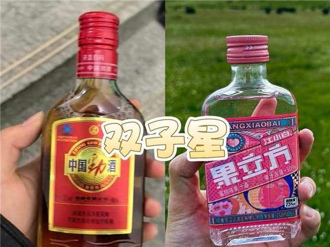 劲酒和果立方，混合双打年轻人
