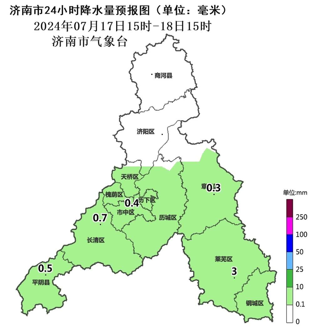 济南明天最高温34℃，未来一周天气闷热，19日至23日降雨频繁