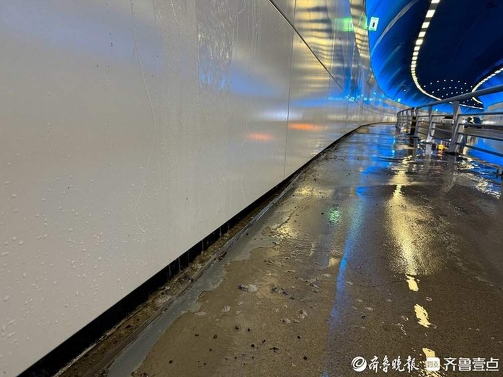 济南开元隧道出现漏水？相关部门：山体积水所致，已紧急抢修