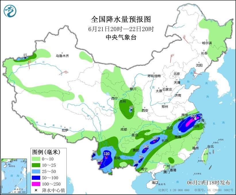 中央气象台：苏皖鄂湘黔桂等地强降雨持续 京津冀鲁豫等地有高温天气