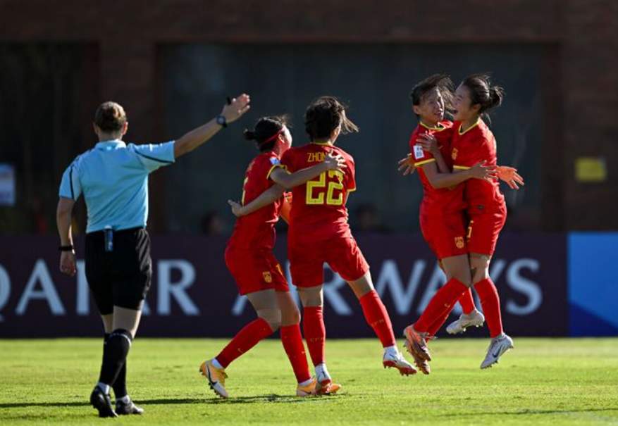 U17女足亚洲杯
：中国队首战大胜澳大利亚队