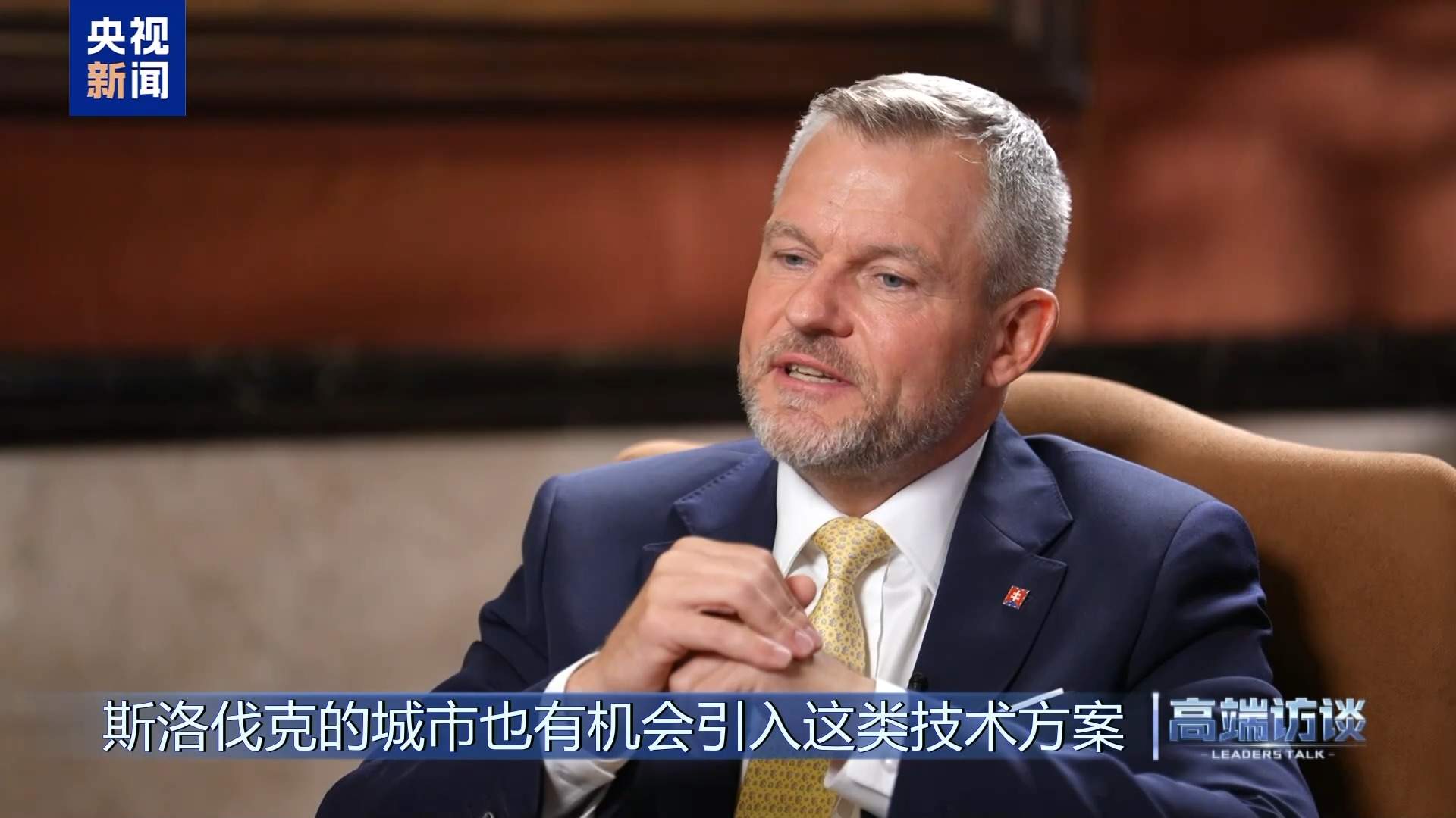 高端访谈丨专访斯洛伐克总统彼得·佩列格里尼