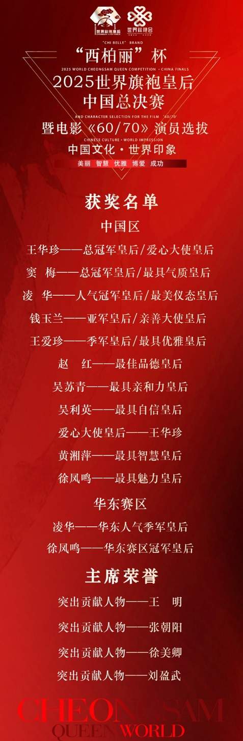 2025世界旗袍皇后中国总决赛广州举行