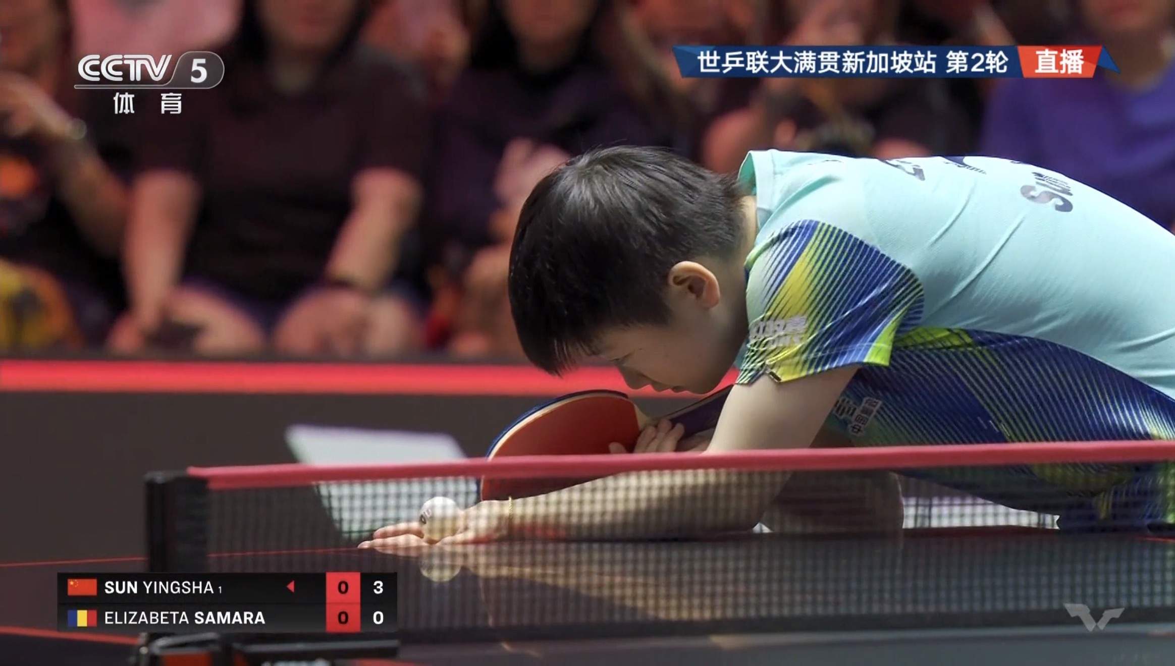 3比1战胜对手 孙颖莎晋级WTT新加坡大满贯女单16强