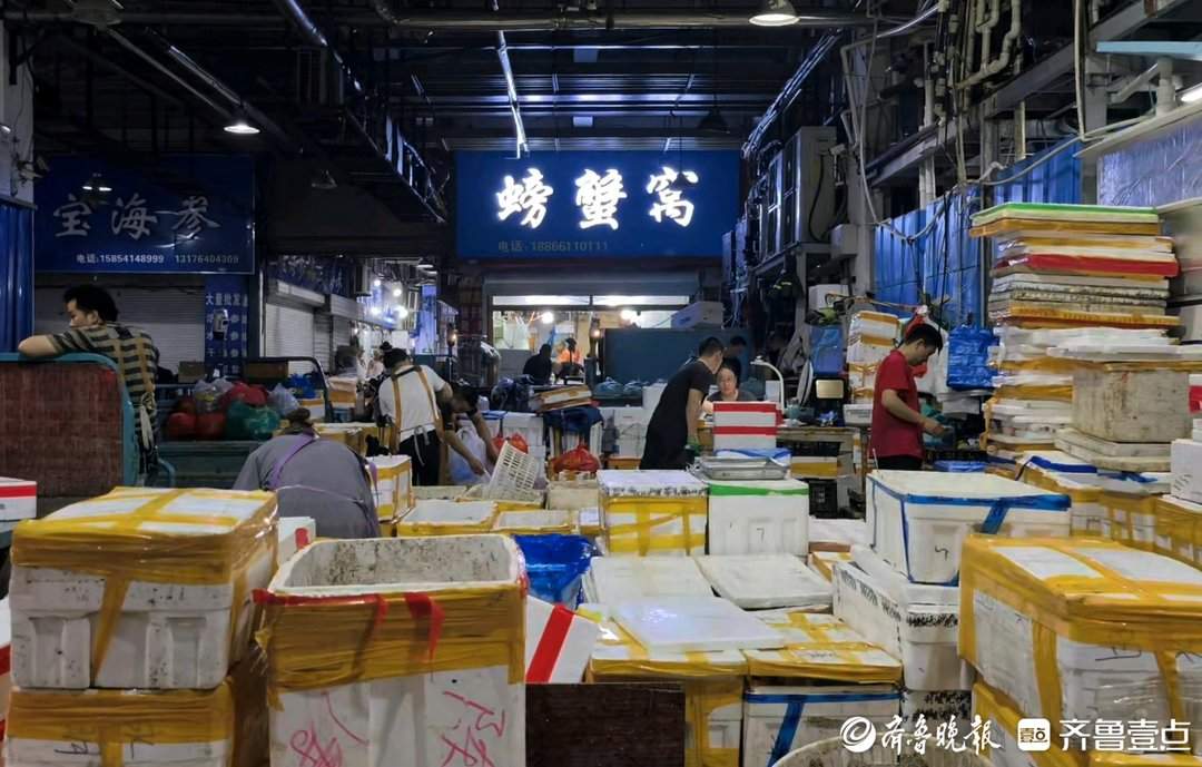 开海后首个凌晨：“鲜”抵泉城！济南“海老板”竞逐“第一口鲜”