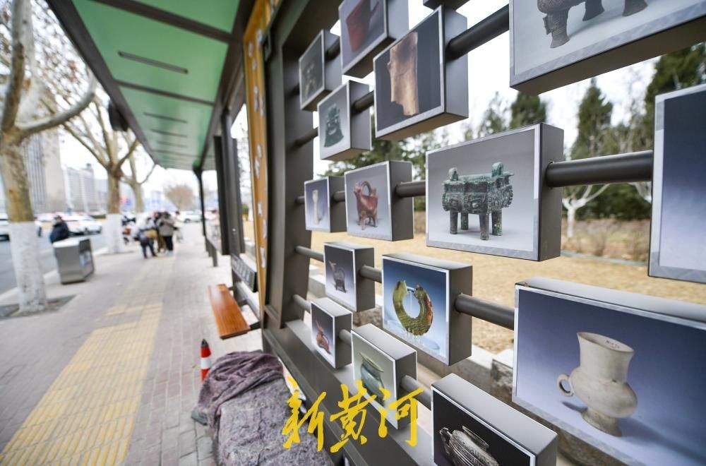 公交站亭焕新亮相，融入文物元素打造“微型文化站”