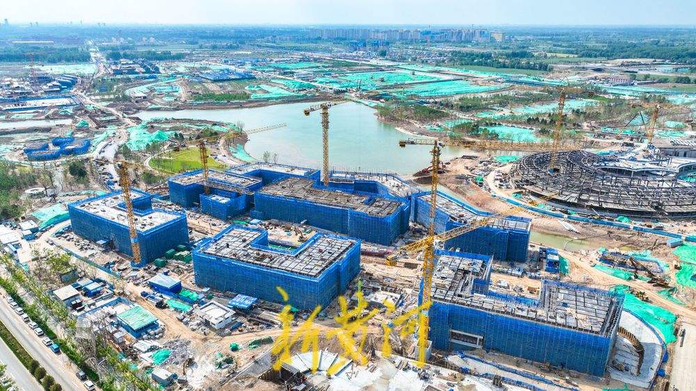 城市公园落户黄河北 鹊华新景初揭面纱