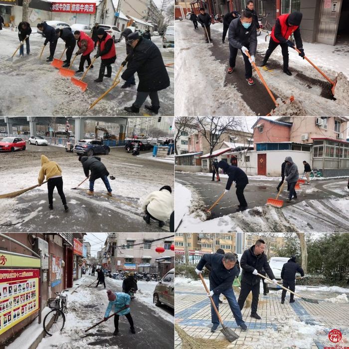 彻夜清雪 天桥出动1300余人次环卫人员保出行