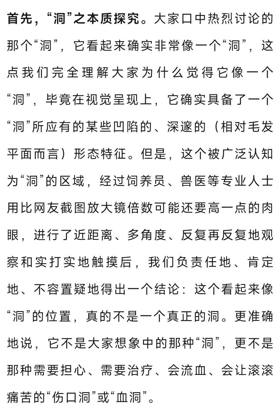 大熊猫背上有“血洞”？熊猫中心紧急发文