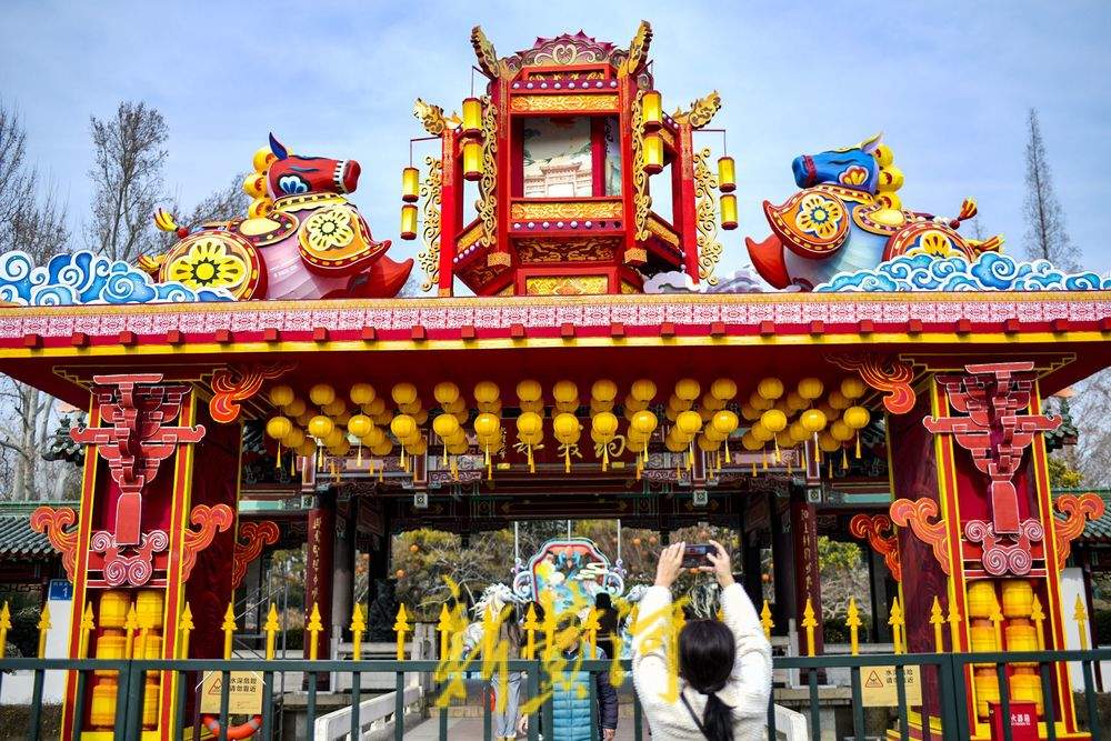 一年四季 泉在济南丨第45届迎春花灯会即将点亮 非遗技艺融入光影迎新春